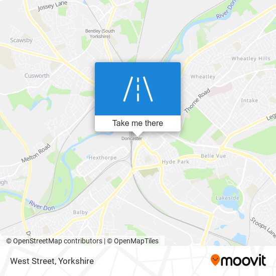 West Street map