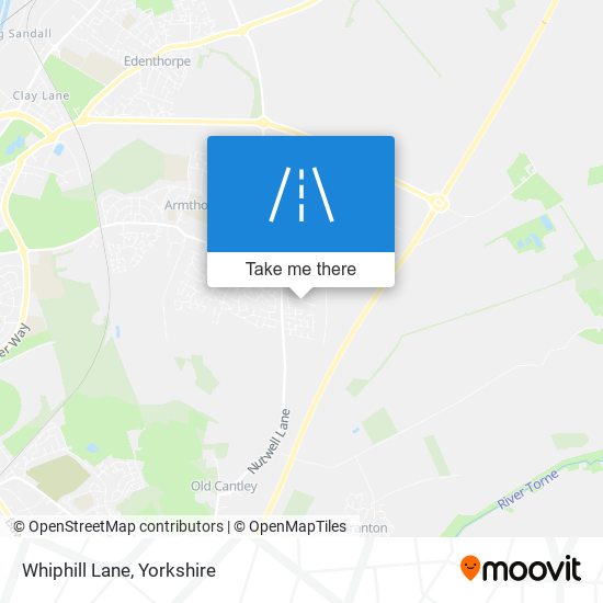 Whiphill Lane map