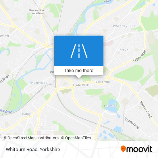 Whitburn Road map
