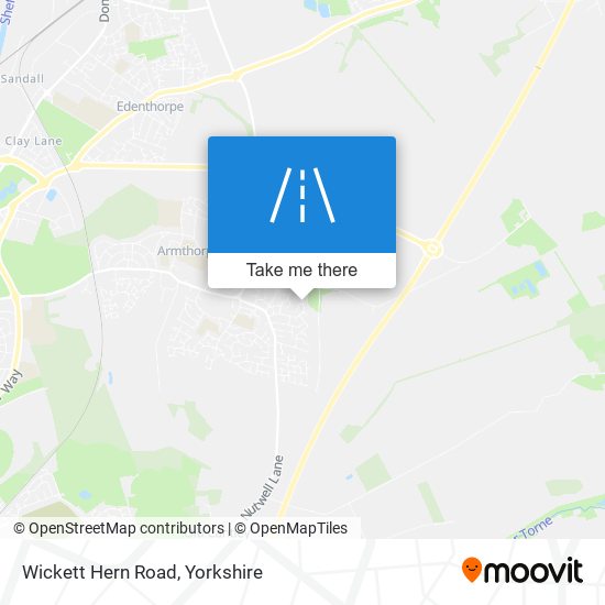 Wickett Hern Road map