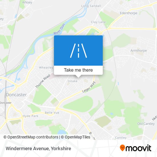Windermere Avenue map