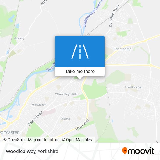 Woodlea Way map