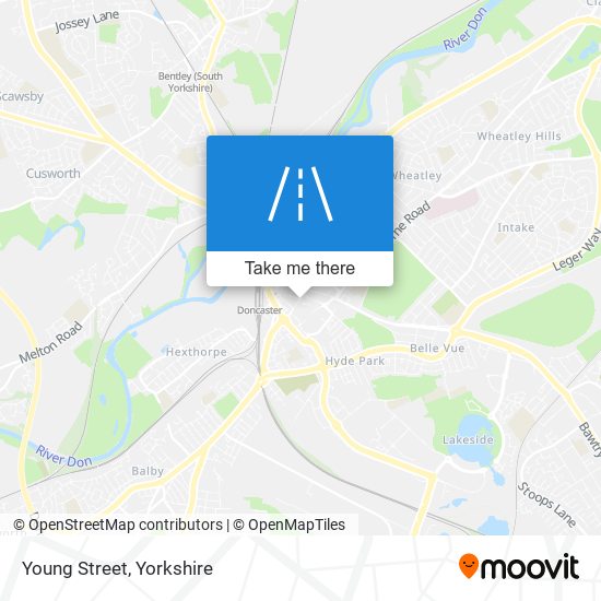 Young Street map