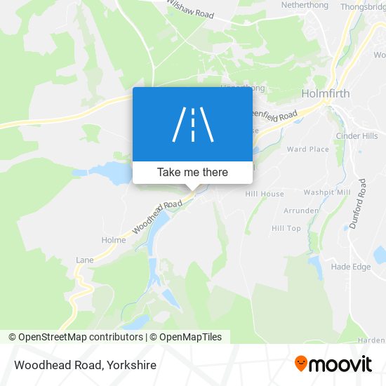 Woodhead Road map
