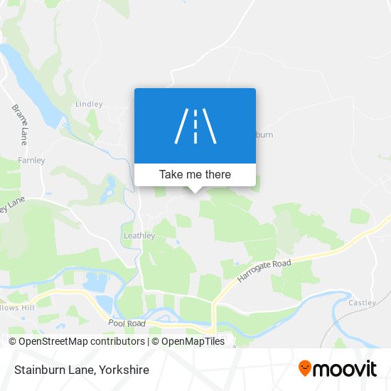 Stainburn Lane map