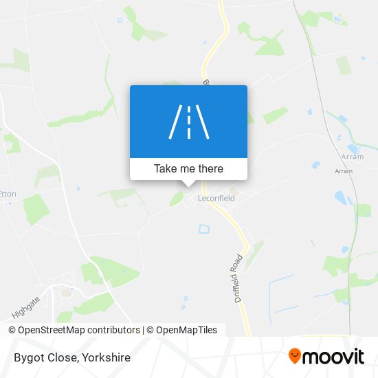 Bygot Close map