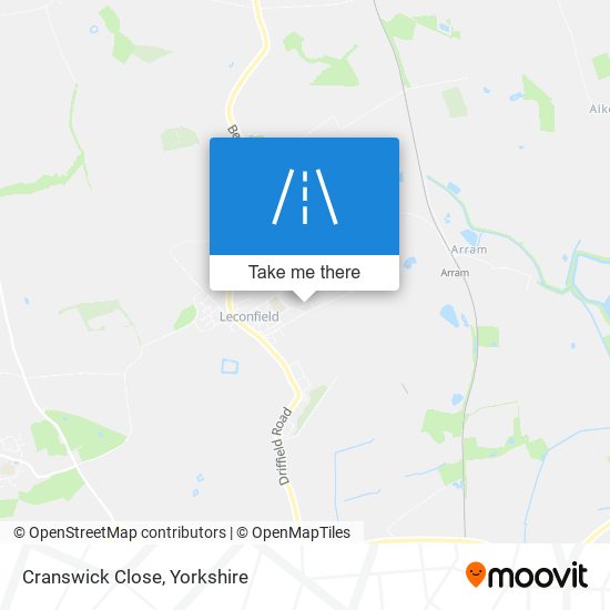 Cranswick Close map
