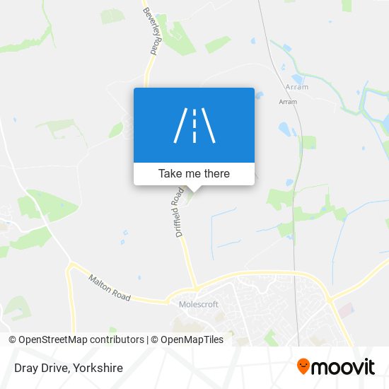 Dray Drive map