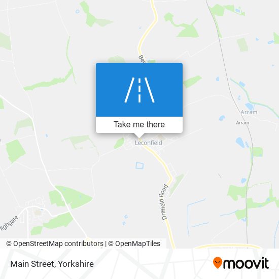 Main Street map