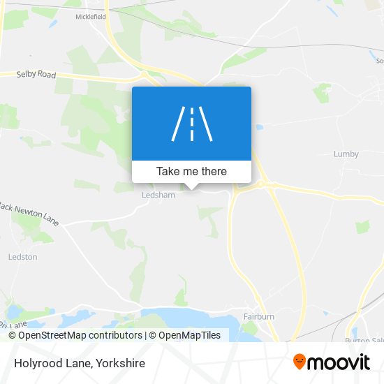 Holyrood Lane map