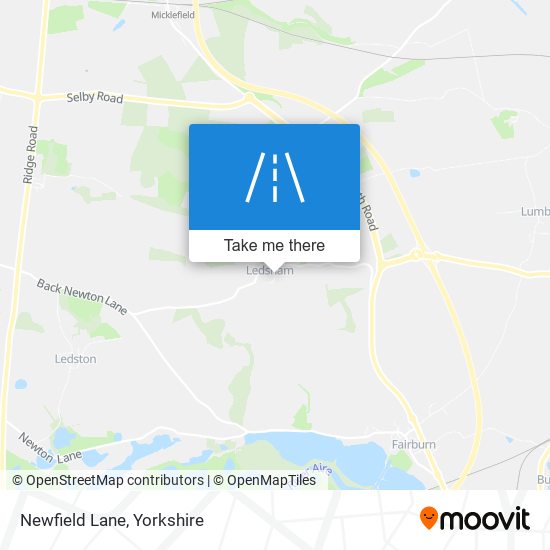 Newfield Lane map