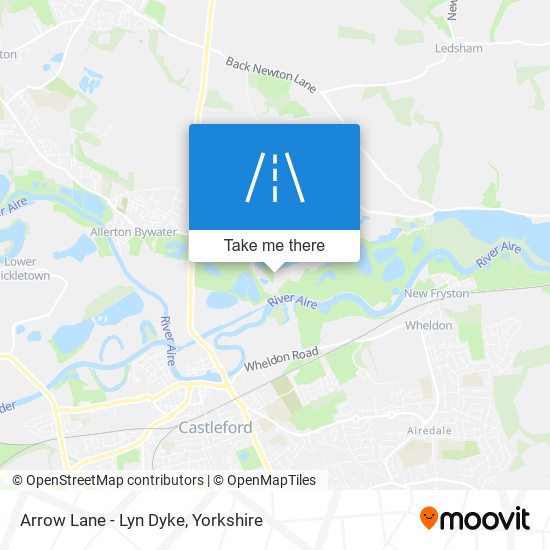Arrow Lane - Lyn Dyke map