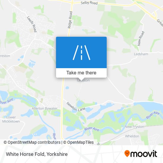 White Horse Fold map