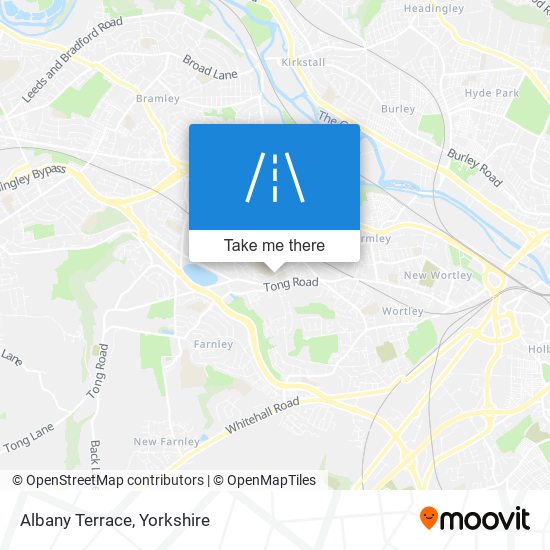 Albany Terrace map
