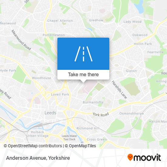 Anderson Avenue map