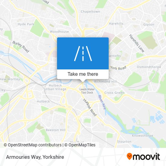 Armouries Way map