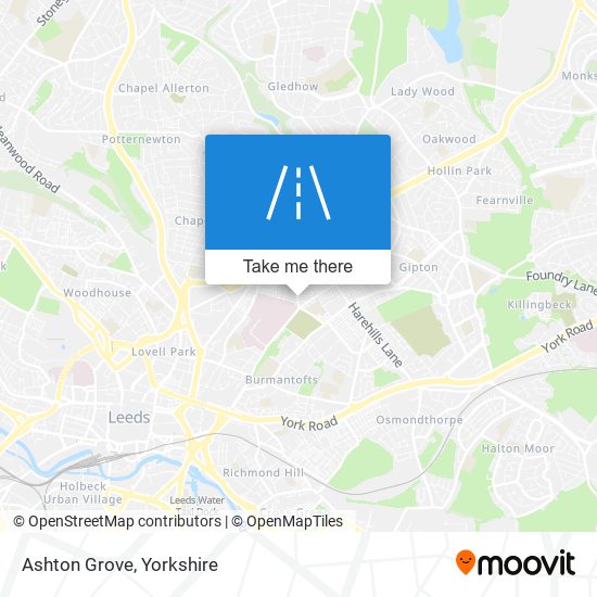 Ashton Grove map