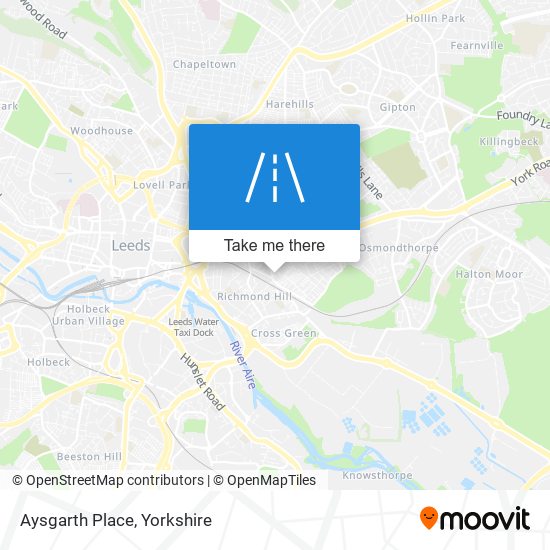 Aysgarth Place map