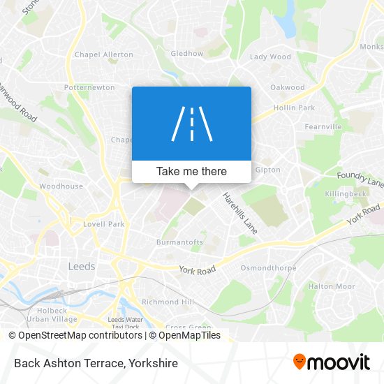Back Ashton Terrace map