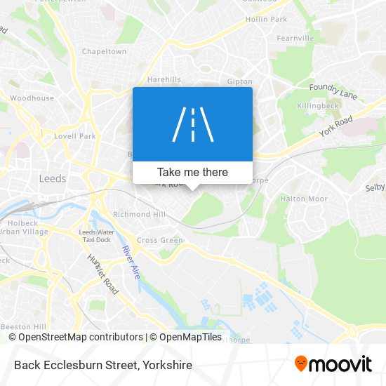Back Ecclesburn Street map