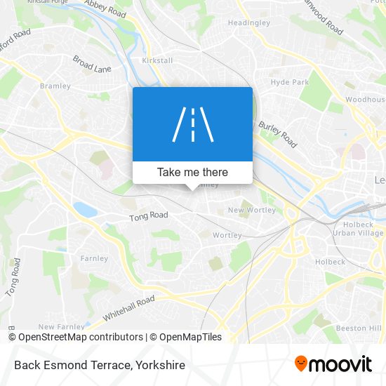 Back Esmond Terrace map