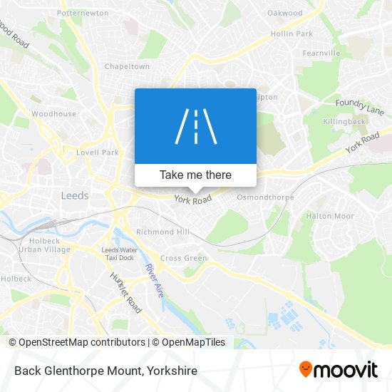 Back Glenthorpe Mount map