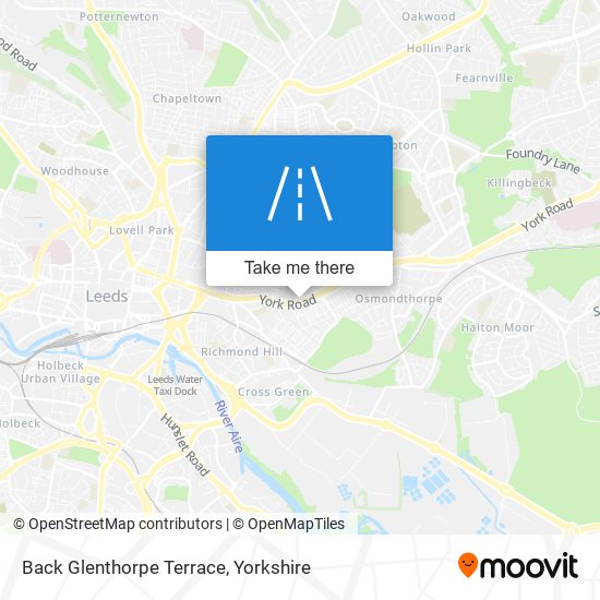 Back Glenthorpe Terrace map