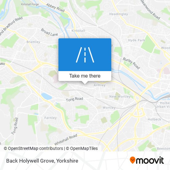 Back Holywell Grove map