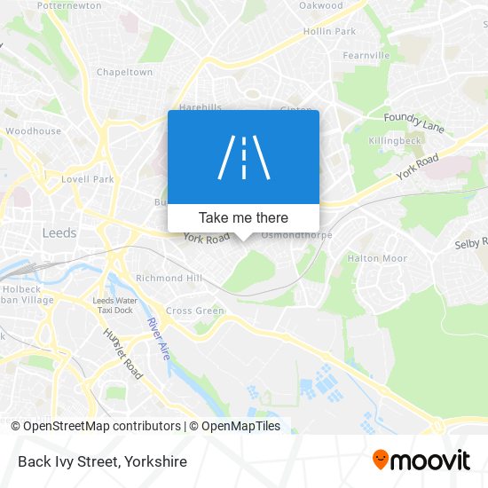 Back Ivy Street map