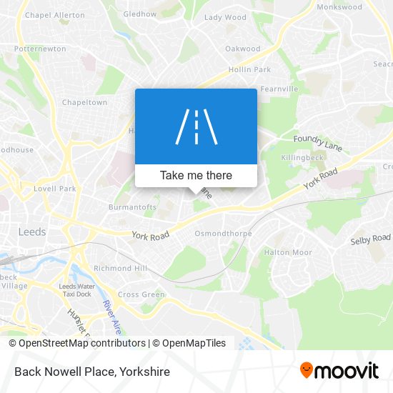Back Nowell Place map