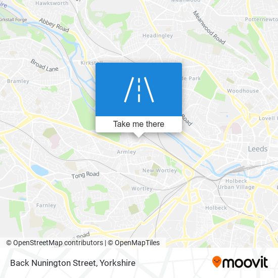 Back Nunington Street map