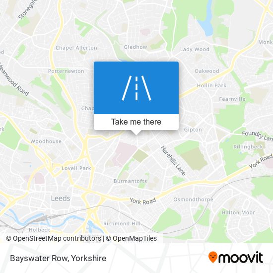 Bayswater Row map