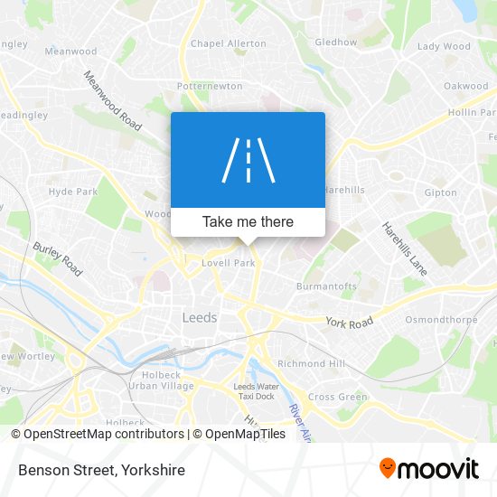 Benson Street map