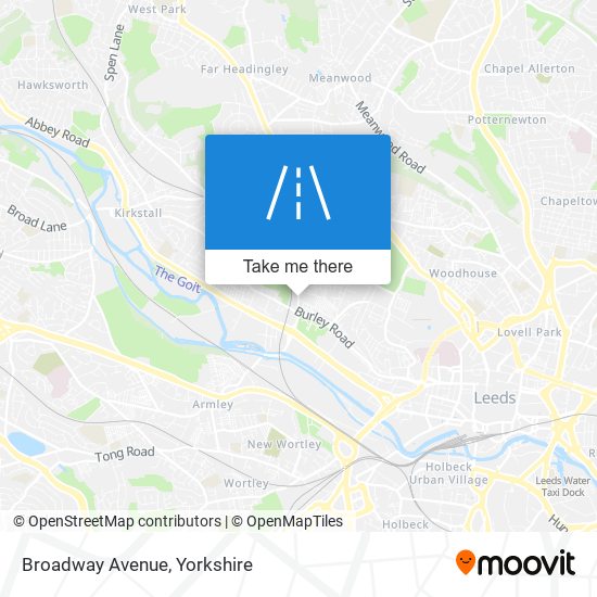 Broadway Avenue map