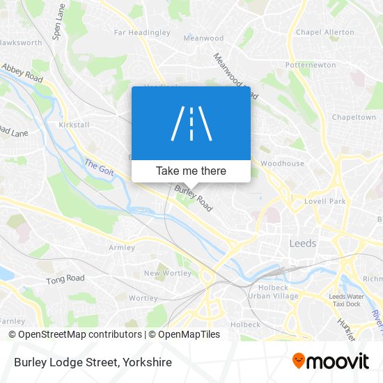Burley Lodge Street map