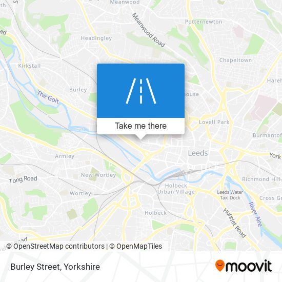 Burley Street map