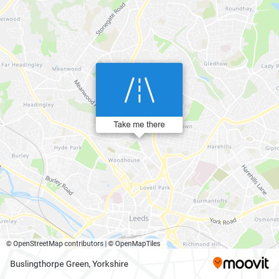 Buslingthorpe Green map