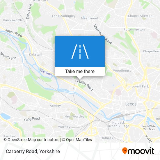 Carberry Road map