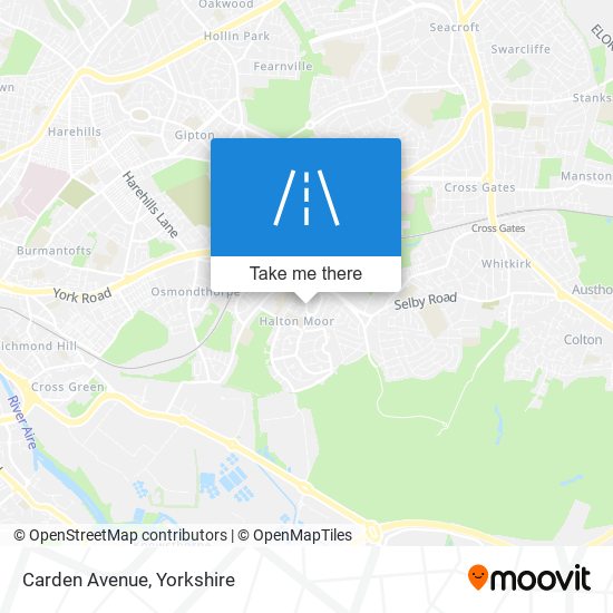 Carden Avenue map