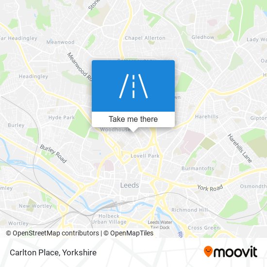 Carlton Place map
