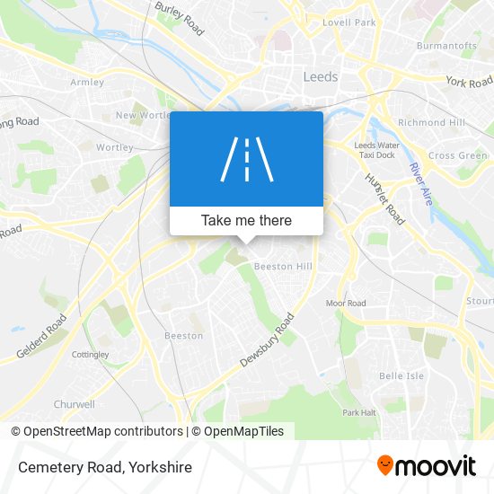 Cemetery Road map