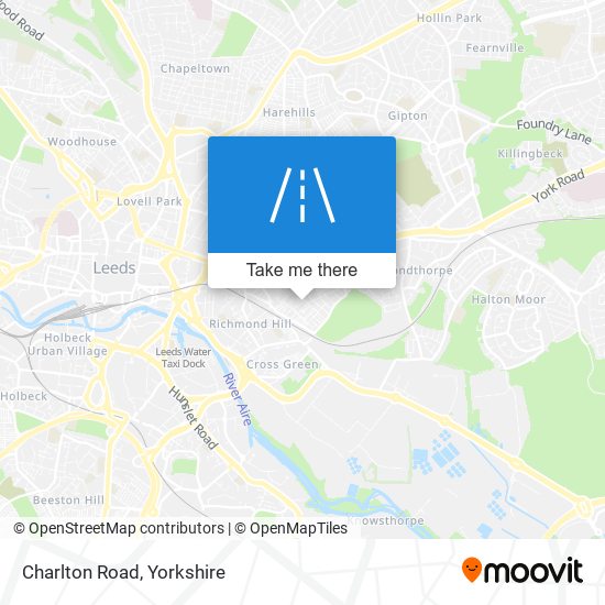 Charlton Road map