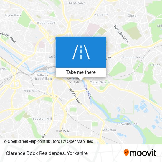 Clarence Dock Residences map