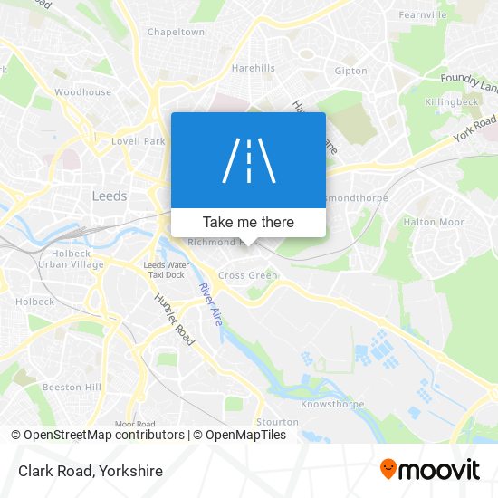 Clark Road map