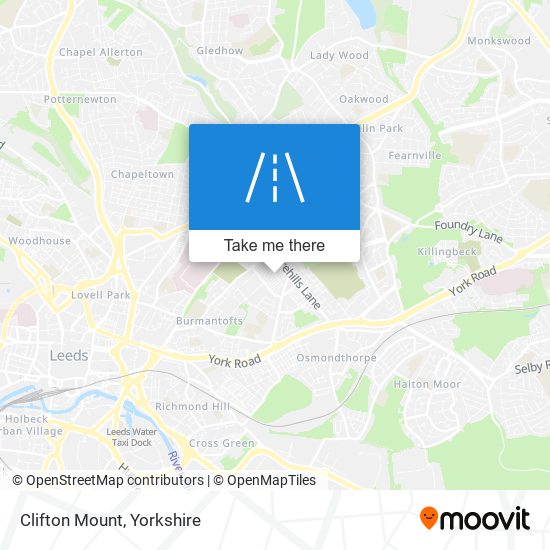 Clifton Mount map