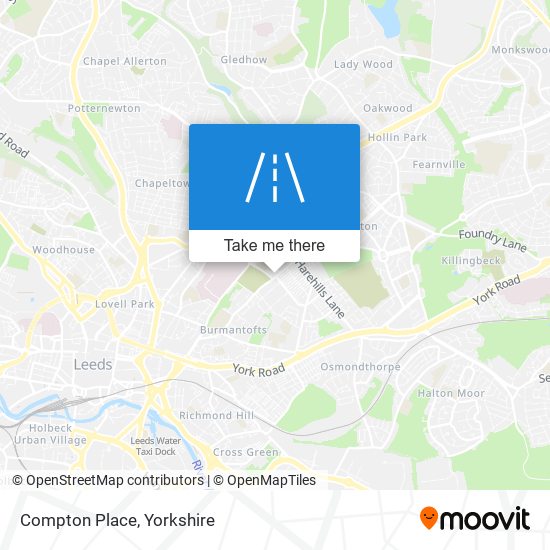 Compton Place map
