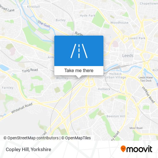 Copley Hill map
