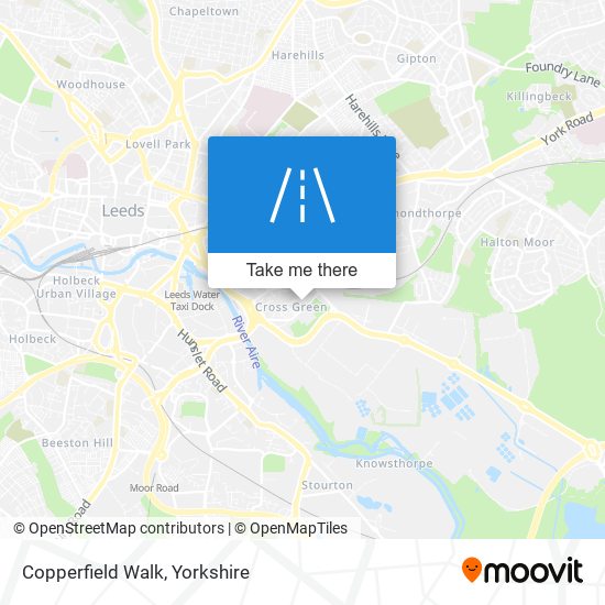 Copperfield Walk map