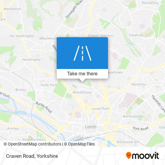 Craven Road map