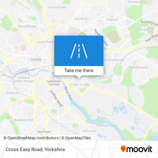 Cross Easy Road map